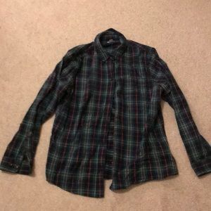 Llbean plaid shirt